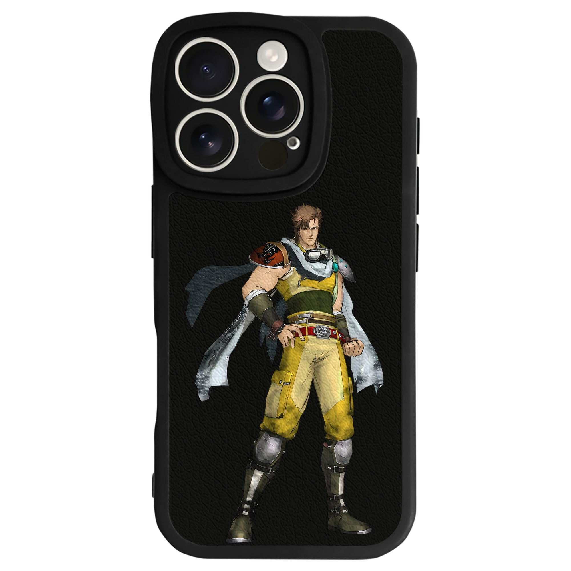（画像用） 北斗の拳 Fist of the North Star 【iPhone 16シリーズ対応】シリコンスマホケース（レザー調） 材質：シリコン